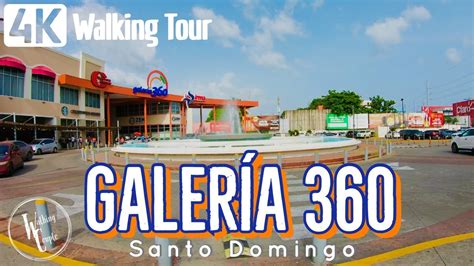 Walking Tour Galeria 360 mall in Santo Domingo, Dominican.